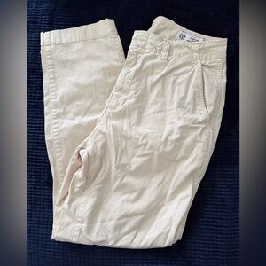 GAP Women's Cream Ankle Pants